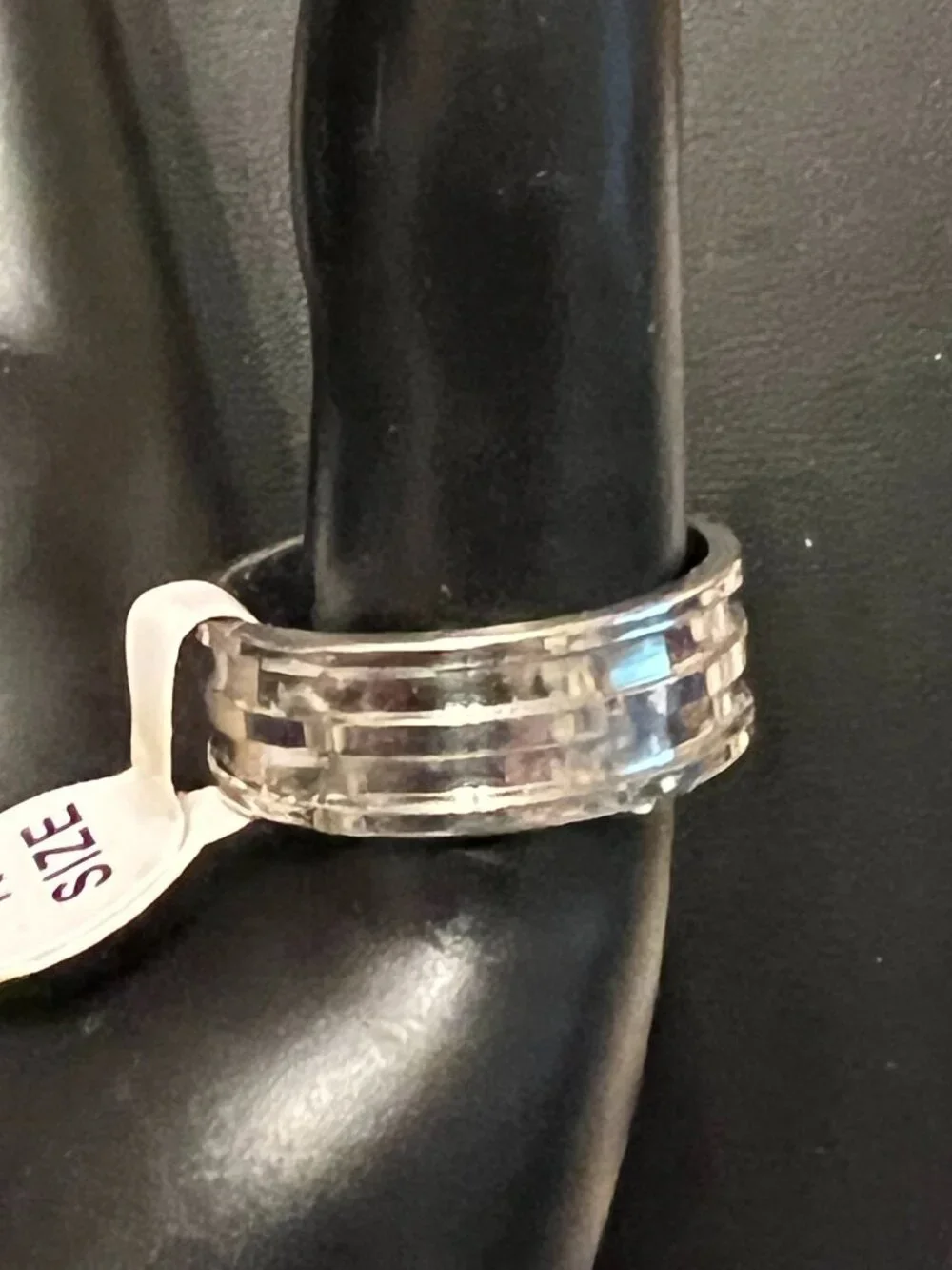 Stainless Steel Band Ring Size 9.5 (279)